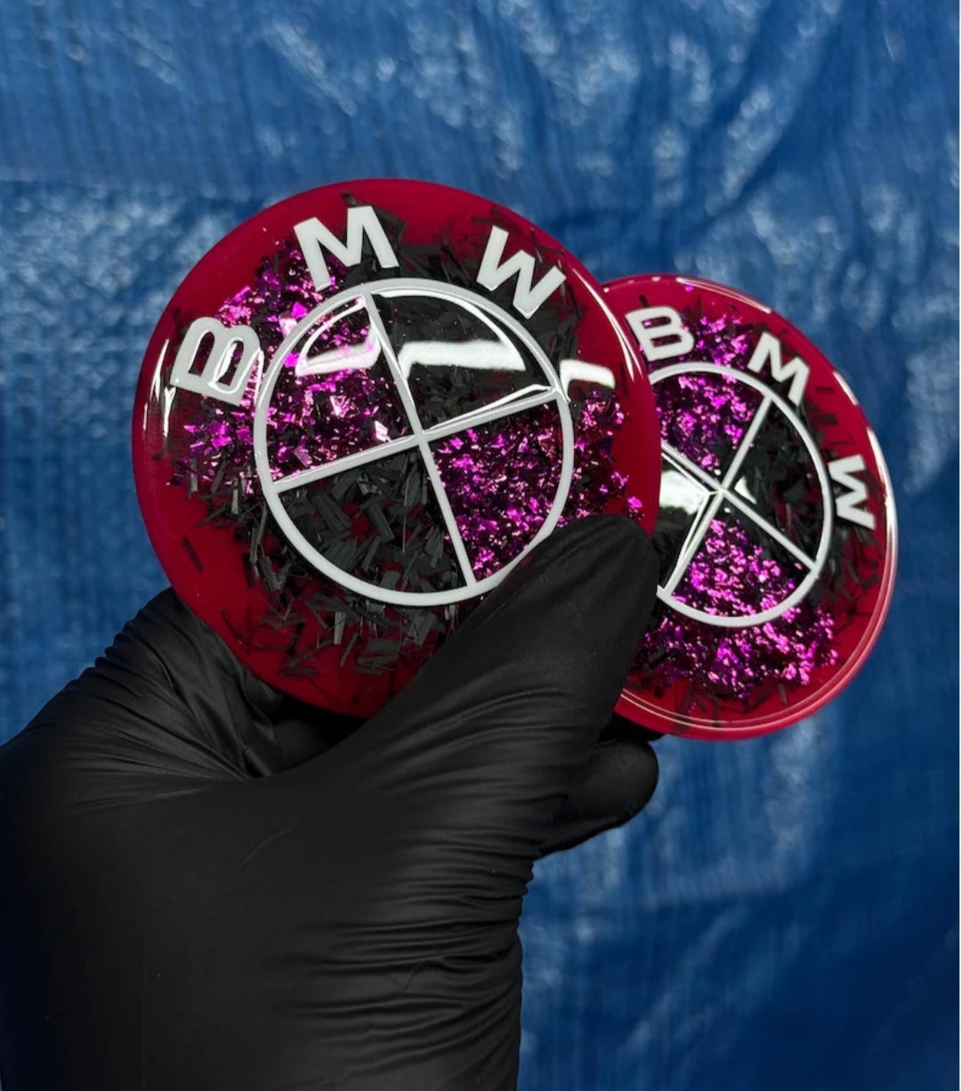 Fibre de carbone violet rose bonbon