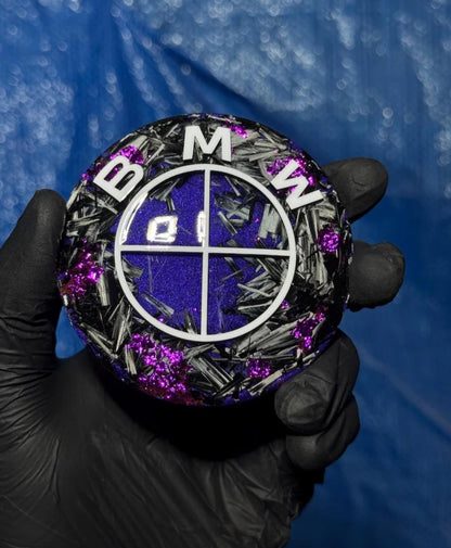 Fibre de carbone violet rose