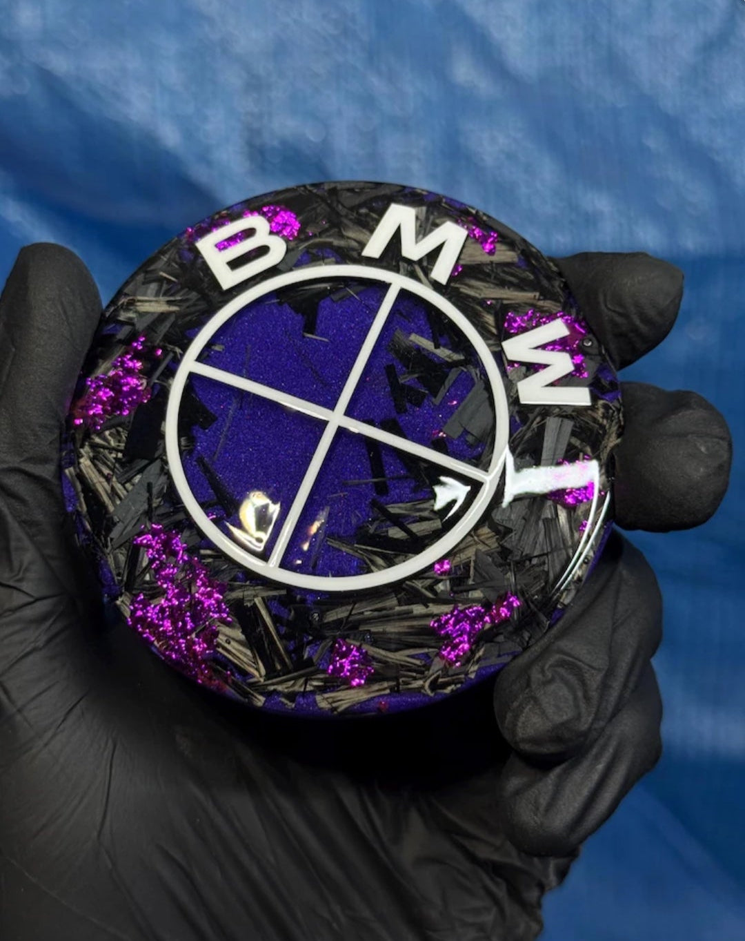 Fibre de carbone violet rose