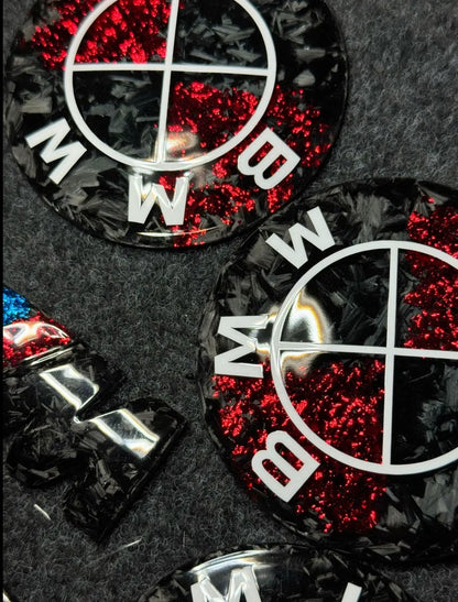 Pack fibre de carbone rouge et bleu