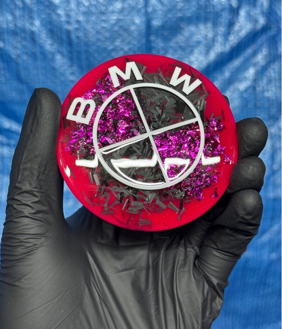 Fibre de carbone violet rose bonbon