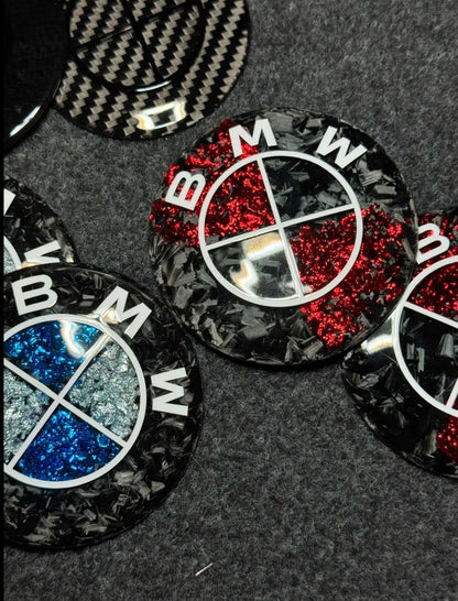 Pack fibre de carbone rouge et bleu